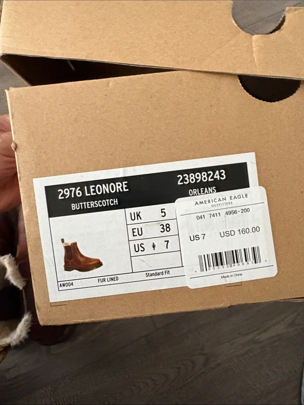 🍁🍂Dr. Martens Brown Faux-Fur Chelsea Ankle Boots🍂🍁